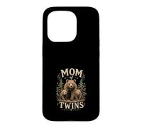 Carcasa para iPhone 15 Pro Mama de Gemelos Diseno Oso