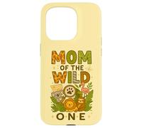 Carcasa para iPhone 15 Pro Mamá de la Salvaje Acogedor Zoológico Cumpleaños Safari Jungle Animal