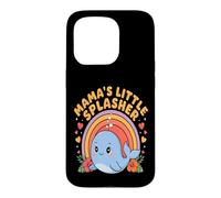Carcasa para iPhone 15 Pro Mama's Little Splasher Cute Whale Mom Kids