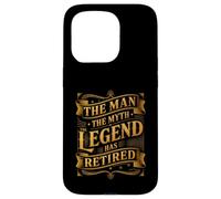 Carcasa para iPhone 15 Pro Man The Myth Legend ha Jubilado Veterano de jubilación