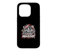 Carcasa para iPhone 15 Pro Manjushri Budista Deidad Sabiduría Espada Llama
