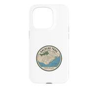 Carcasa para iPhone 15 Pro Mapa topográfico de Kalalau-Trail-Kauai Hawái
