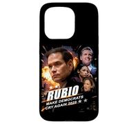 Carcasa para iPhone 15 Pro Marco Rubio 2028 Make Democrats Cry Again Action Poster