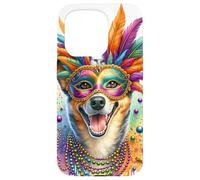 Carcasa para iPhone 15 Pro Mardi Gras Cirneco dell'Etna Perro