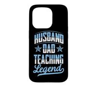 Carcasa para iPhone 15 Pro Marido Papá Enseñando Leyenda Padres Día Maestro