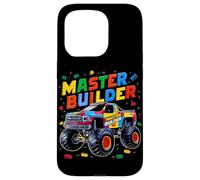 Carcasa para iPhone 15 Pro Master Builder Monster Truck - Bloques de construcción para niños