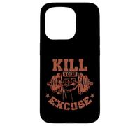Carcasa para iPhone 15 Pro Mata tu Excusa Culturismo Entrenamiento con Pesas