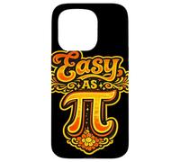 Carcasa para iPhone 15 Pro Matemáticas Retro geniales y fáciles como Pi