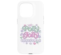 Carcasa para iPhone 15 Pro Mattel - Polly Pocket Holidays - Polly Jolly Navidad Iconos