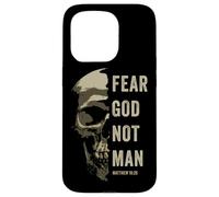 Carcasa para iPhone 15 Pro Matthew 10:2 Fear God Not Man - Christian Faith Bible Gospel