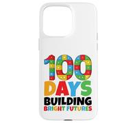 Carcasa para iPhone 15 Pro MAX 100 Días Construyendo Futuros Brillantes 100 Días De Escuela