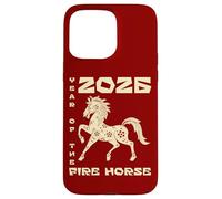 Carcasa para iPhone 15 Pro MAX 2026 Lunar Chinese New Year Fire Horse