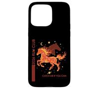 Carcasa para iPhone 15 Pro MAX 2026 Run Fire Horse Running Fitness Atleta Runners Club