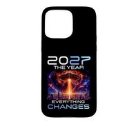 Carcasa para iPhone 15 Pro MAX 2027 The Year Everything Changes First Contact Alien UFO
