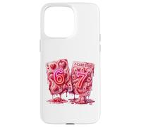 Carcasa para iPhone 15 Pro MAX 67 Six Seven Valentine Hearts Poker Card Meme Couple Girls