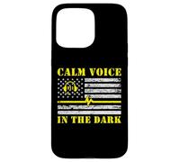 Carcasa para iPhone 15 Pro MAX 911 Calm Voice In The Dark Despachador Despachador Despachando Bandera de Estados Unidos