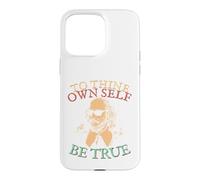 Carcasa para iPhone 15 Pro MAX A tu Propio yo sé Verdadero. Shakespeare en Gafas de Sol Hamlet