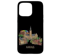 Carcasa para iPhone 15 Pro MAX Aarhus Dinamarca Viaje Souvenir City Monumento Regalo