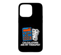 Carcasa para iPhone 15 Pro MAX Accountant Bookkeeper Calculators Are My Therapist