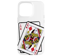 Carcasa para iPhone 15 Pro MAX Ace & Queen of Diamonds 21st Birthday Twenty One Years Old