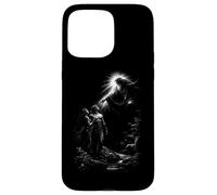 Carcasa para iPhone 15 Pro MAX Adán y eva génesis creación Dios luz Divina
