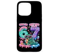Carcasa para iPhone 15 Pro MAX Ahora Tengo 6 El próximo año seré 7 Kaiju Ice Cream 67 Meme Bday