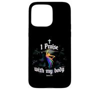Carcasa para iPhone 15 Pro MAX Alabo con mi Cuerpo Bailando Culto Cristiano Bailarina