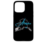 Carcasa para iPhone 15 Pro MAX Alaska América con Oso Polar