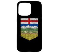 Carcasa para iPhone 15 Pro MAX Alberta Escudo DE Armas Bandera Canadiense Edmonton Calgary