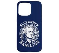 Carcasa para iPhone 15 Pro MAX Alexander Hamilton Patriota Americano, Padre Fundador