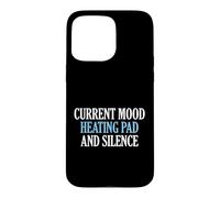 Carcasa para iPhone 15 Pro MAX Almohadilla de calefacción de Estado de ánimo y Silencio fibromialgia Guerrero