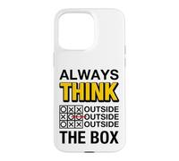 Carcasa para iPhone 15 Pro MAX Always Think Outside The Box Illustration Graphic Designs