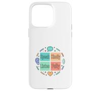 Carcasa para iPhone 15 Pro MAX Amable Comunicación Habla Escuchar Diseño de Conciencia
