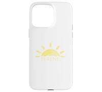 Carcasa para iPhone 15 Pro MAX Amanecer Sereno Sol Minimalista Naturaleza Tranquila