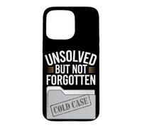 Carcasa para iPhone 15 Pro MAX Amante del Crimen Verdadero y Amante del Misterio sin Resolver
