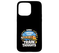 Carcasa para iPhone 15 Pro MAX Amante del Tren Viajero Vida Tren Viaje Amante del Tren