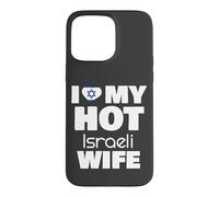 Carcasa para iPhone 15 Pro MAX Amo a mi Esposa israelí Caliente Casada con una Chica israelí Caliente