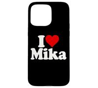 Carcasa para iPhone 15 Pro MAX Amo CORAZÓN Mika