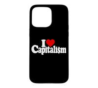 Carcasa para iPhone 15 Pro MAX Amo EL CAPITALISMO del CORAZÓN CAPITALISTAS MERCADOS Libres