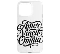 Carcasa para iPhone 15 Pro MAX Amor Vincit Omnia El Amor Conquista Todo el día de San Valentín