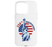 Carcasa para iPhone 15 Pro MAX An Amazing 250 Years 1776-2026 Birthday American (White)