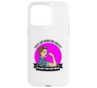 Carcasa para iPhone 15 Pro MAX Analista de Ventas y Marketing no es para débiles