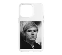 Carcasa para iPhone 15 Pro MAX Andy Warhol Artista Cineasta Retrato 1965