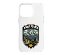 Carcasa para iPhone 15 Pro MAX Annapurna Nepal Viaje Familiar Trekking Himalaya Vacaciones