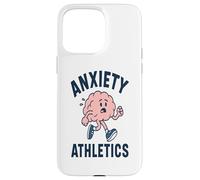Carcasa para iPhone 15 Pro MAX Ansiedad Atletismo Cerebro Correr Ejerc
