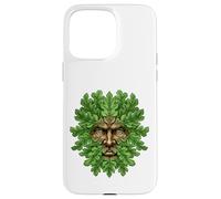 Carcasa para iPhone 15 Pro MAX Antiguo Bosque Cara Pagana Naturaleza Espíritu Celta Popular Regalo