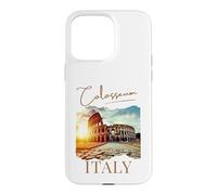 Carcasa para iPhone 15 Pro MAX Antiguos sitios Italianos Roma Coliseo Souvenir Turistas