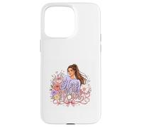 Carcasa para iPhone 15 Pro MAX Aquí para los votos Romántico Floral Diseño Nupcial