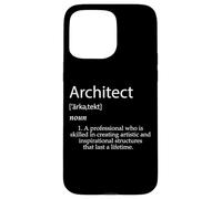 Carcasa para iPhone 15 Pro MAX Architect Definition For Student Pro Architectural Engineers