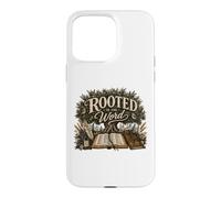 Carcasa para iPhone 15 Pro MAX Arraigado en la Palabra Christian Bible Study Girl Faith Design